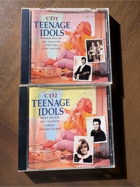 Teenage Idols 2-CD Album Various Artists Pop Disky 2001 BX